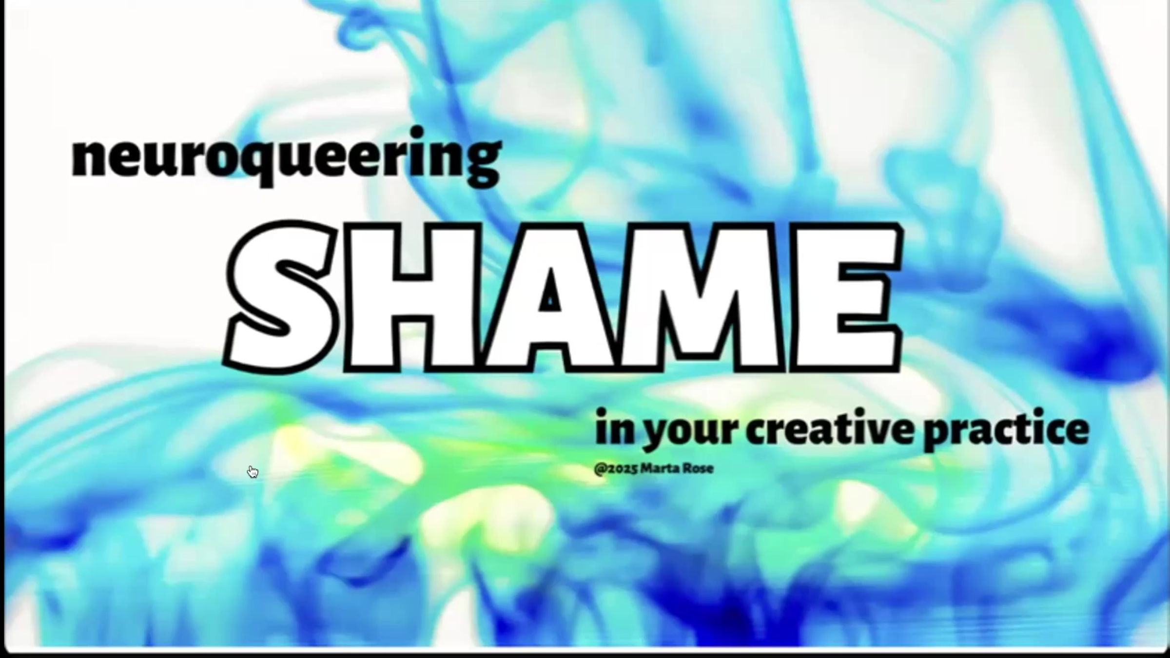 Neuroqueering Shame in Our Creative Lives with Marta Rose